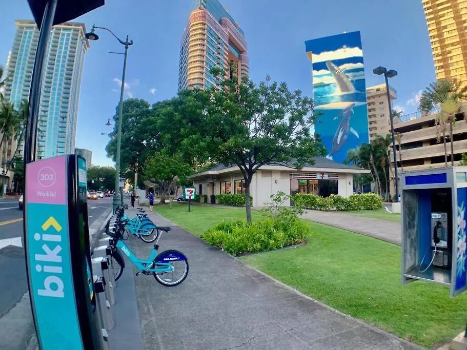 2 Bedroom Waikiki Condo Sleeps 6 Free Parking Honolulu Appartement